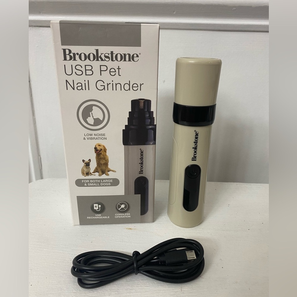 New Brookstone USB pet nail grinder